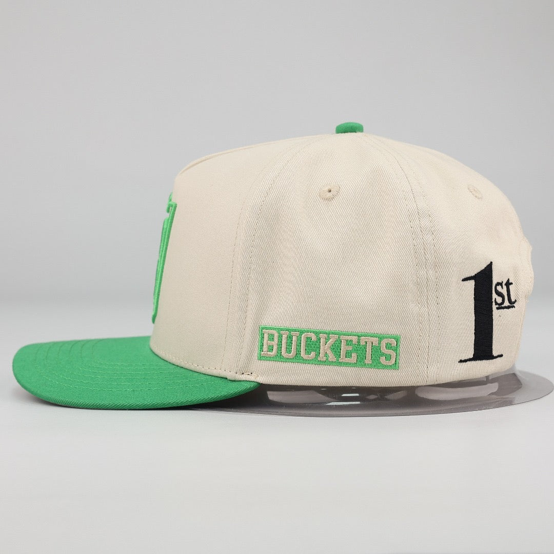 Buckets “NRNS” Hat - Green/OffWhite