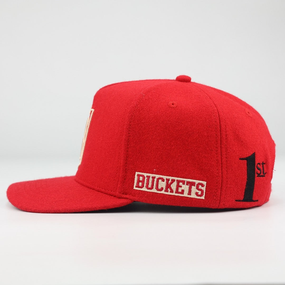 Buckets “ NRNS” Hat - Red Color