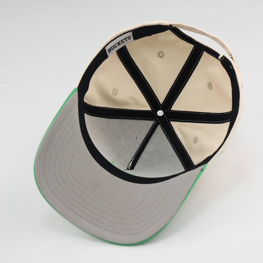 Buckets “NRNS” Hat - Green/OffWhite