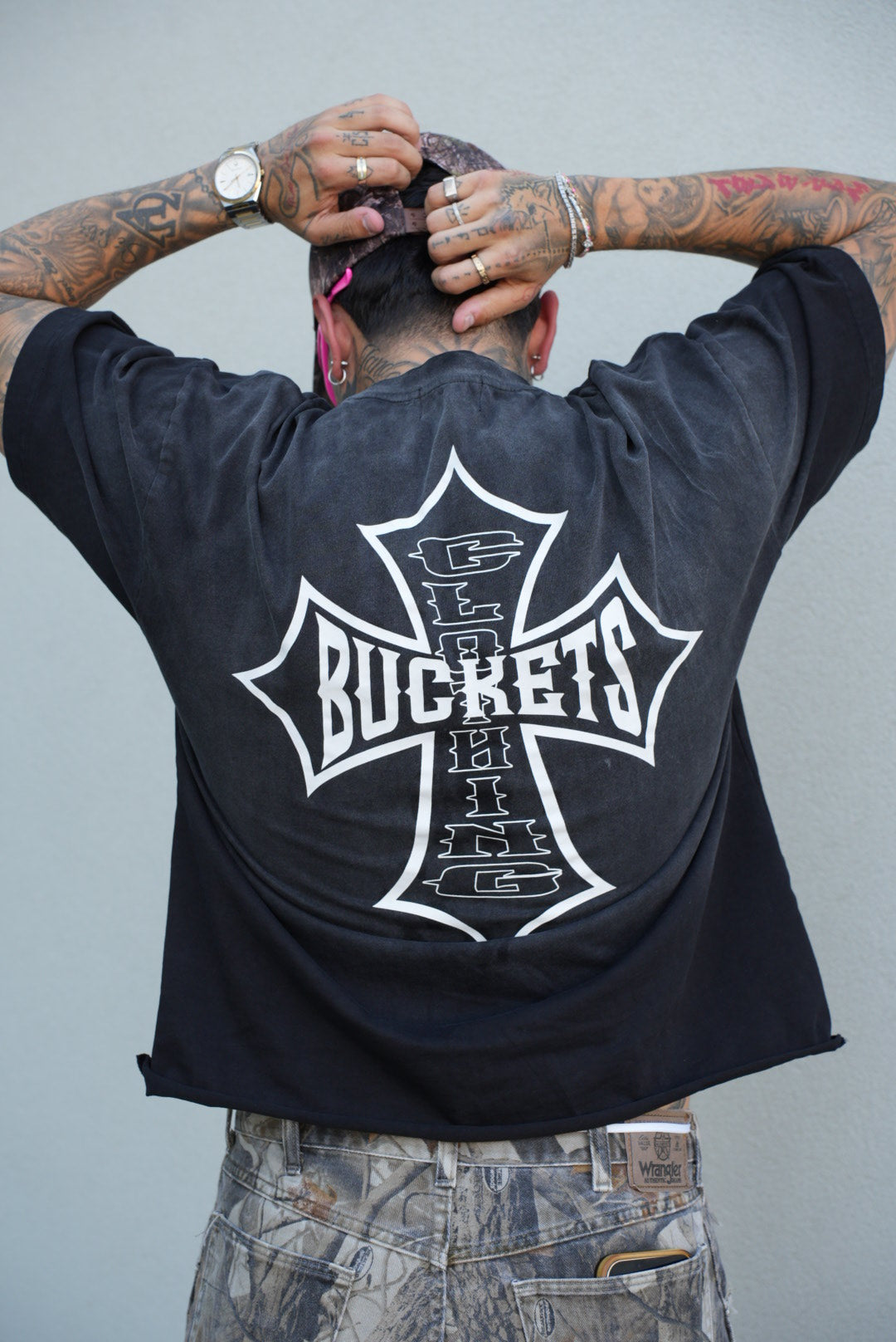 Buckets Clothing Cross Tee