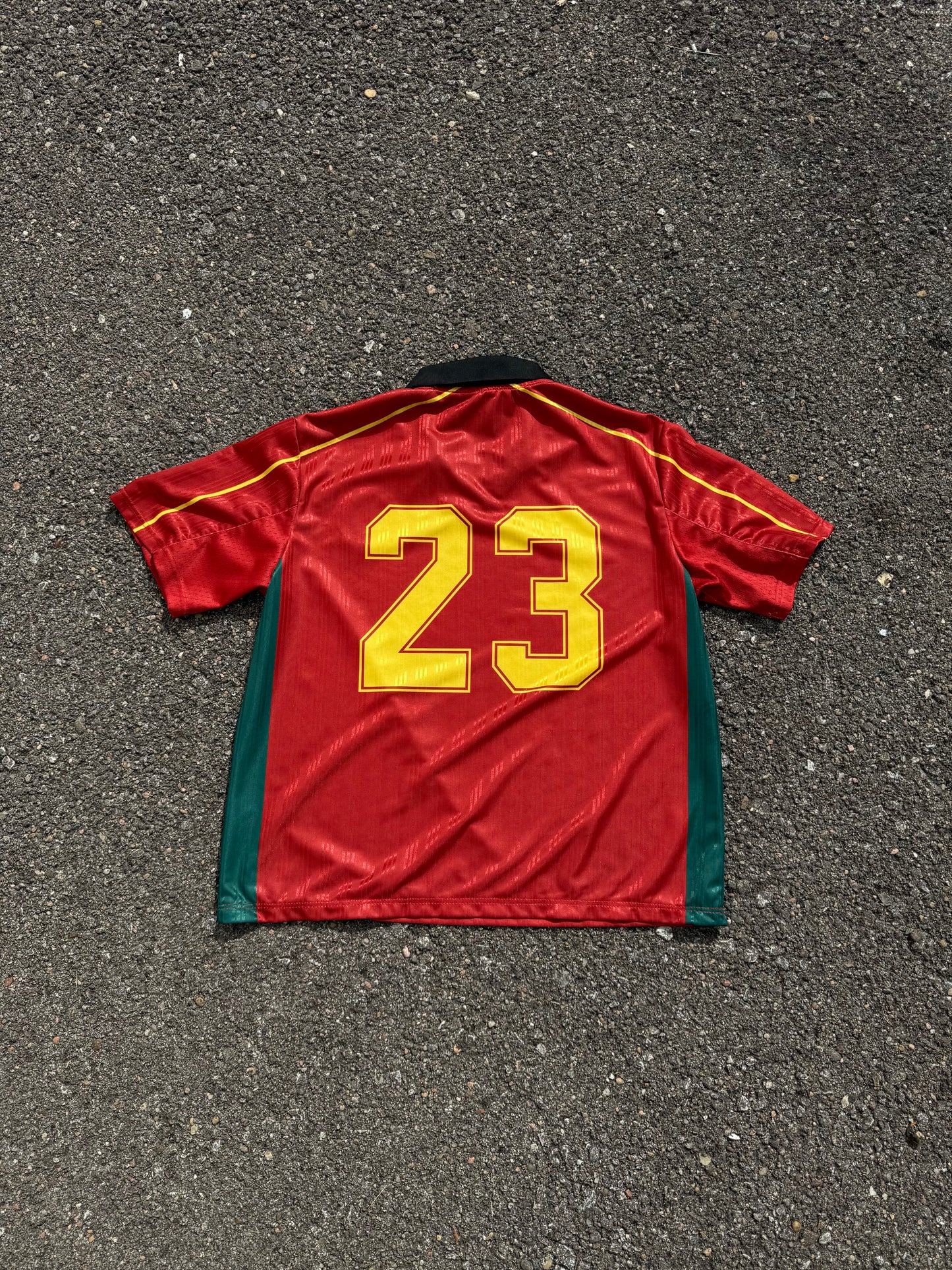 Buckets Soccer Jersey Red Yellow