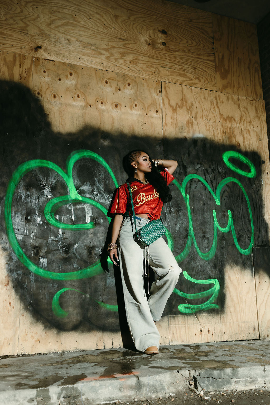 Buckets Soccer Jersey Red Yellow