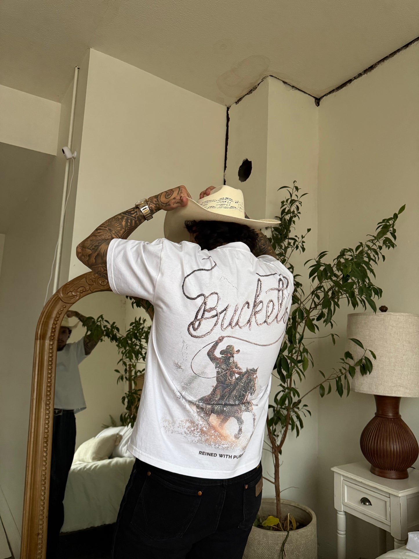 BUCKETS “Reined With Purpose” Tee