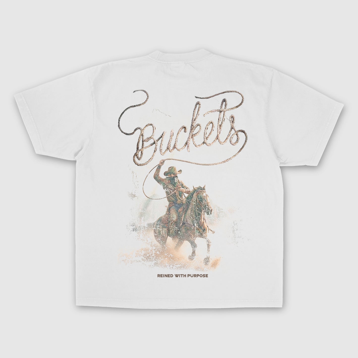 BUCKETS “Reined With Purpose” Tee
